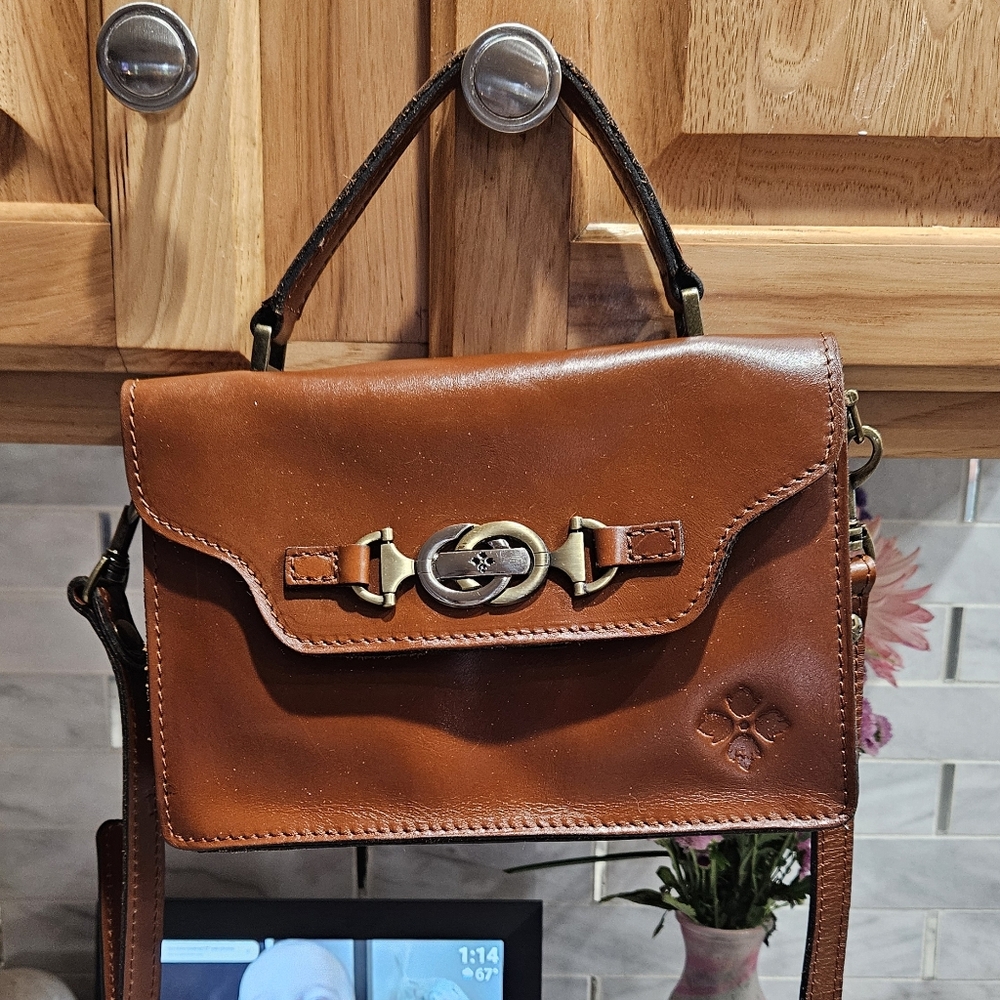 Brown Leather Crossbody Bag